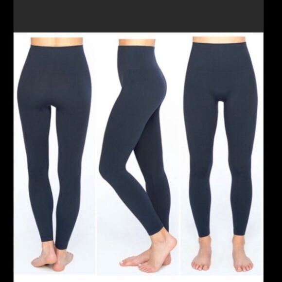 Spanx by Sara Blakely Look at Me Leggings Navy Size XL - Picture 1 of 7